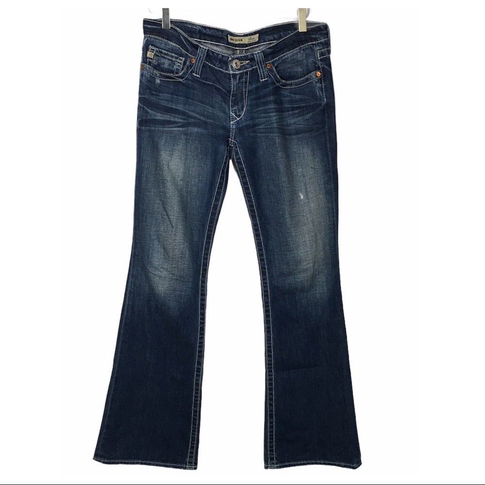 Big Star Y2K Low Rise Sweet Boot Flare Size 29 Long Tall 33” inseam - Picture 6 of 16